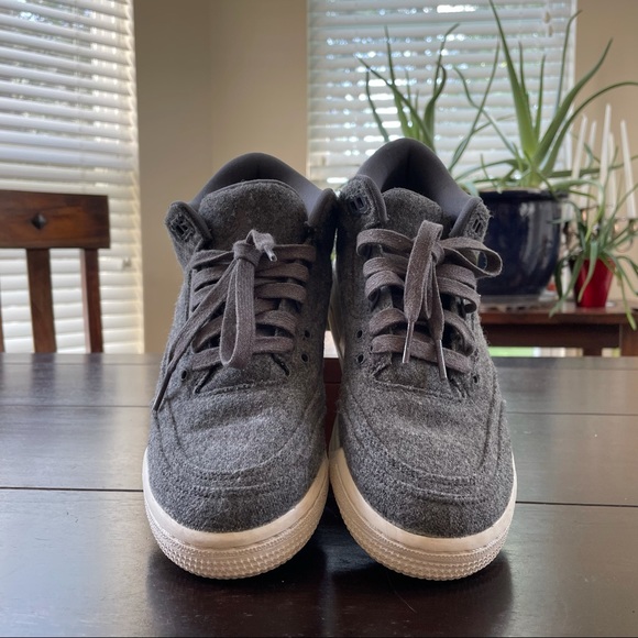 Jordan Other - Jordan Retro 3 gray wool shoes 5.5Y/7Womens